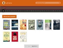 Tablet Screenshot of librero.org